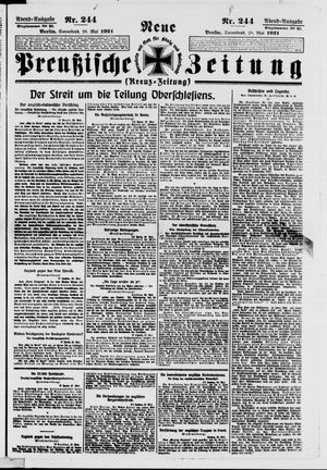 Neue preußische Zeitung vom 28.05.1921