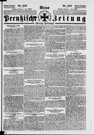 Neue preußische Zeitung vom 01.06.1921