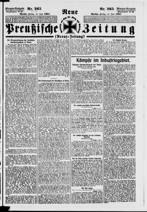 Neue preußische Zeitung vom 10.06.1921