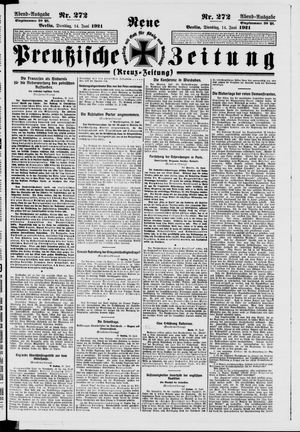 Neue preußische Zeitung vom 14.06.1921
