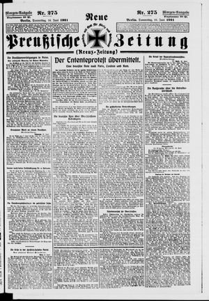 Neue preußische Zeitung vom 16.06.1921