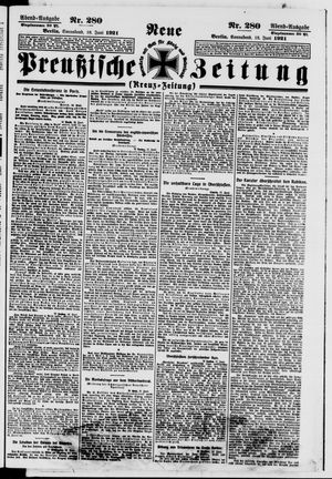 Neue preußische Zeitung vom 18.06.1921