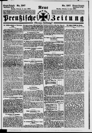 Neue preußische Zeitung vom 29.06.1921