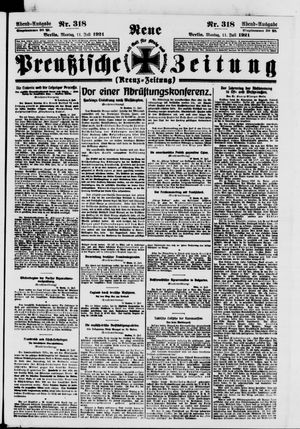 Neue preußische Zeitung vom 11.07.1921