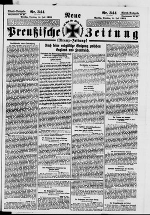 Neue preußische Zeitung vom 26.07.1921