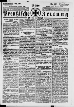 Neue preußische Zeitung vom 28.08.1921