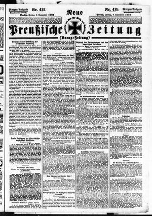 Neue preußische Zeitung vom 09.09.1921