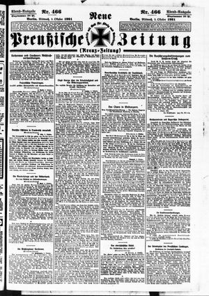 Neue preußische Zeitung vom 05.10.1921