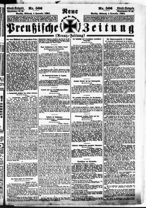 Neue preußische Zeitung vom 02.11.1921