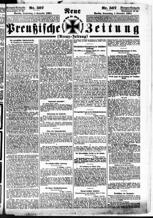 Neue preußische Zeitung vom 03.11.1921