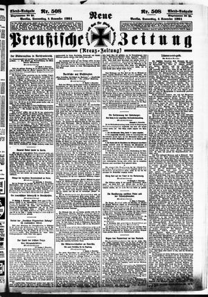 Neue preußische Zeitung vom 03.11.1921