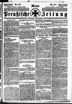Neue preußische Zeitung vom 05.11.1921