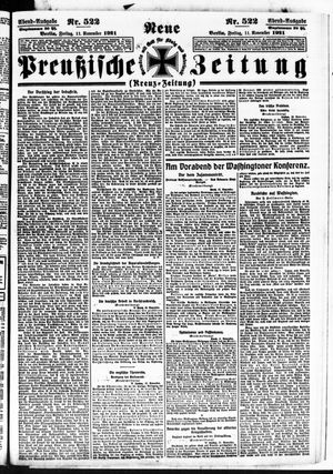 Neue preußische Zeitung vom 11.11.1921