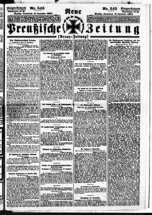 Neue preußische Zeitung vom 26.11.1921