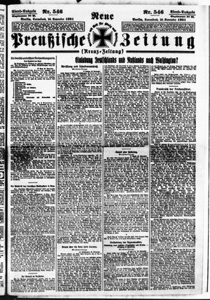 Neue preußische Zeitung vom 26.11.1921