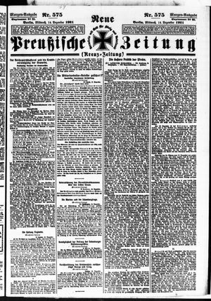 Neue preußische Zeitung vom 14.12.1921