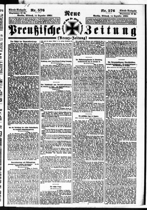 Neue preußische Zeitung vom 14.12.1921