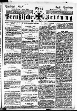 Neue preußische Zeitung vom 03.01.1922