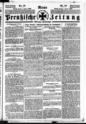 Neue preußische Zeitung vom 06.01.1922