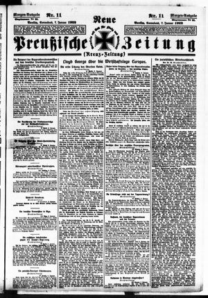 Neue preußische Zeitung vom 07.01.1922