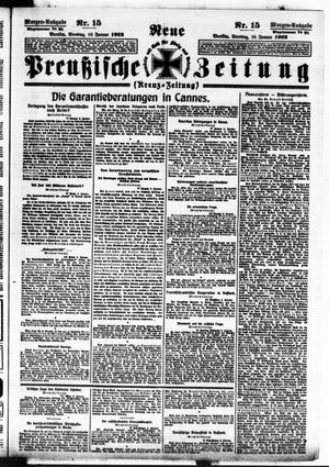 Neue preußische Zeitung vom 10.01.1922