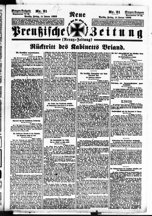 Neue preußische Zeitung vom 13.01.1922