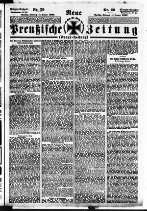 Neue preußische Zeitung vom 18.01.1922