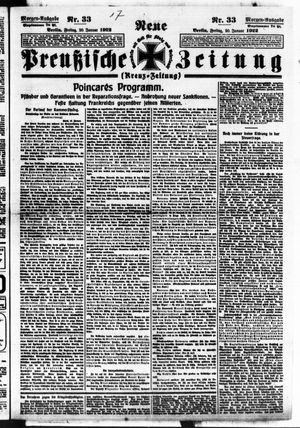 Neue preußische Zeitung vom 20.01.1922