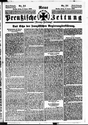 Neue preußische Zeitung vom 20.01.1922