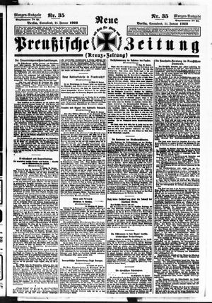 Neue preußische Zeitung vom 21.01.1922