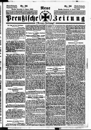 Neue preußische Zeitung vom 21.01.1922