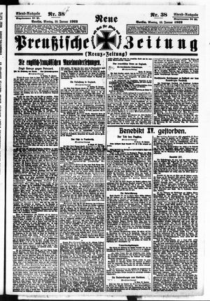 Neue preußische Zeitung vom 23.01.1922