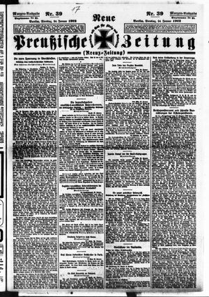 Neue preußische Zeitung vom 24.01.1922