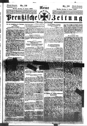 Neue preußische Zeitung vom 31.01.1922