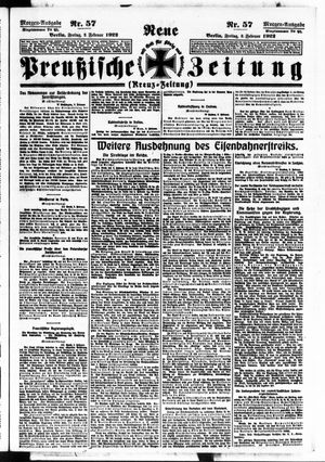 Neue preußische Zeitung vom 03.02.1922
