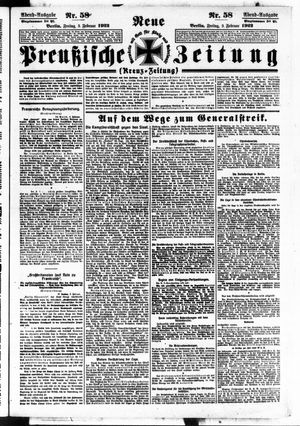 Neue preußische Zeitung vom 03.02.1922