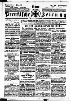 Neue preußische Zeitung vom 04.02.1922