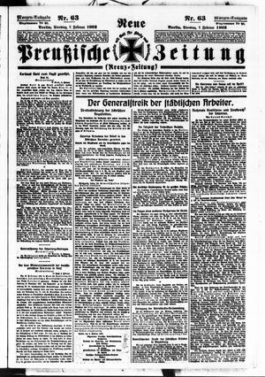 Neue preußische Zeitung vom 07.02.1922
