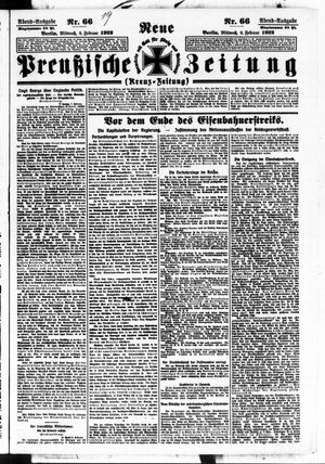 Neue preußische Zeitung vom 08.02.1922