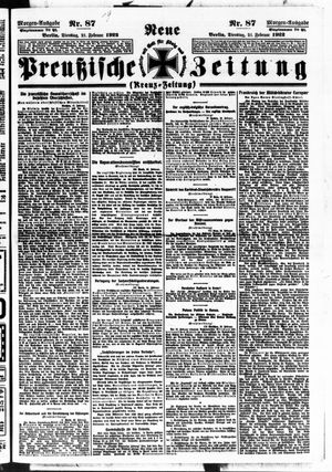 Neue preußische Zeitung on Feb 21, 1922
