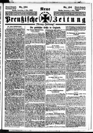 Neue preußische Zeitung vom 02.03.1922