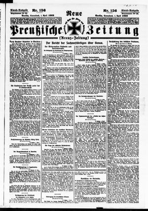 Neue preußische Zeitung vom 01.04.1922