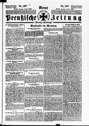 Neue preußische Zeitung vom 09.04.1922