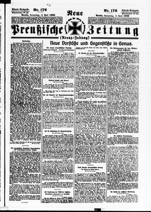 Neue preußische Zeitung vom 13.04.1922