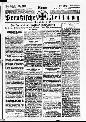 Neue preußische Zeitung vom 02.05.1922