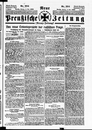Neue preußische Zeitung vom 15.05.1922