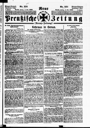 Neue preußische Zeitung vom 19.05.1922