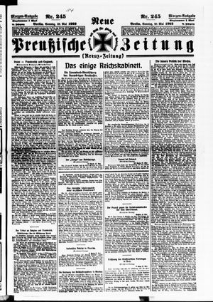 Neue preußische Zeitung vom 28.05.1922
