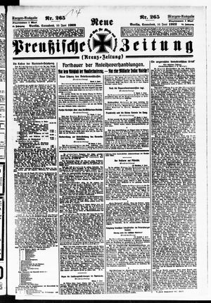 Neue preußische Zeitung vom 10.06.1922