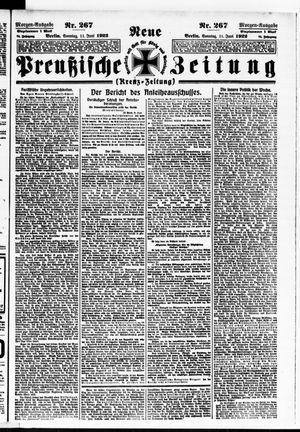 Neue preußische Zeitung vom 11.06.1922